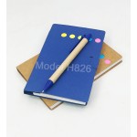 Eco Sticky Notepad with Ball Pen