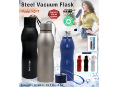Stainless Steel Hot & Cold Vacuum Flask – 500 ml | H047