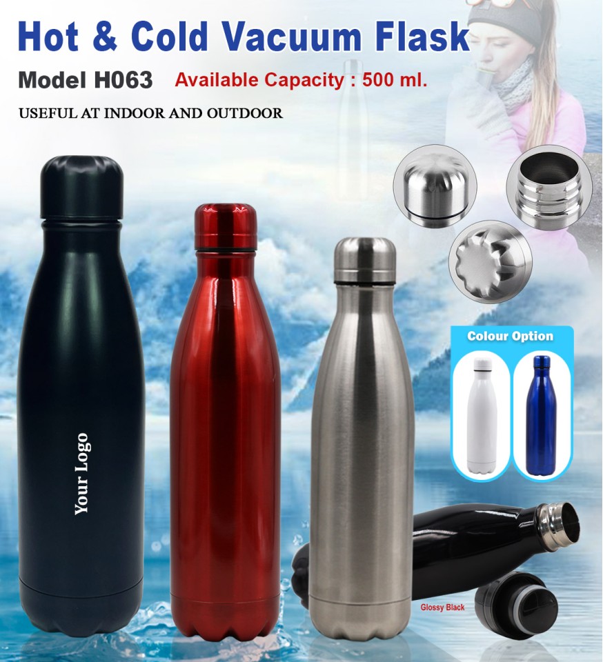 Steel Vacuum Flask – 500 ml | H063
