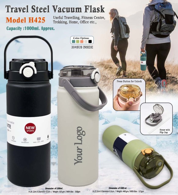 Travel Steel Vacuum Flask