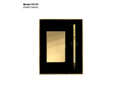 H3107 Premium Metal Card Holder & Executive Pen Gift Set – 2 in 1 Corporate Gift Set (Black & Gold)