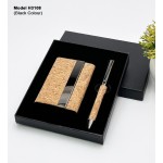 H3108 Premium Cork Pen & Business Card Holder Gift Set