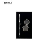 H3117 Premium Metal Pen & House Shape Keychain Gift Set for Corporate Gifting & Brand Promotion 