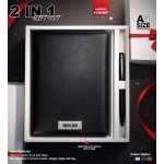 A5 Notebook Diary And Metal Pen- 2 In 1 Gift Set 