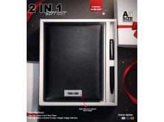 A5 Notebook Diary And Metal Pen- 2 In 1 Gift Set