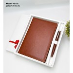 A5 Notebook Diary And Metal Pen- 2 In 1 Gift Set 