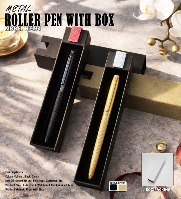 Metal Roller Pen With Premium Box
