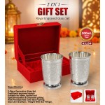 Silver Plated Glass Set