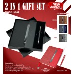 H909 Premium Diary & Metal Ball Pen 2-in-1 Gift Set for Corporate Gifting & Executive Branding