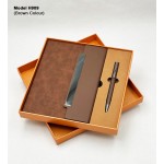 H909 Premium Diary & Metal Ball Pen 2-in-1 Gift Set for Corporate Gifting & Executive Branding