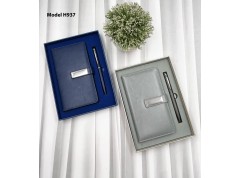 H937 Premium Notebook Diary & Metal Pen Gift Set for Corporate Gifting & Executive Branding
