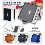 H963 Premium 2-in-1 A5 Notebook Diary & Metal Ball Pen Gift Set for Corporate Gifting