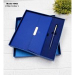 H963 Premium 2-in-1 A5 Notebook Diary & Metal Ball Pen Gift Set for Corporate Gifting