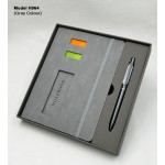 H964 Executive 2-in-1 Notebook & Pen Gift Set with Phone Holder and Sticky Notes