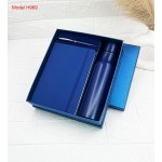 3 in 1 Premium Gift Set – A5 PU Leather Diary, Metal Ball Pen & Stainless Steel Water Bottle