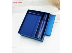 3 in 1 Premium Gift Set – A5 PU Leather Diary, Metal Ball Pen & Stainless Steel Water Bottle