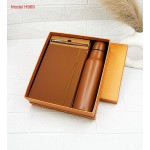 3 in 1 Premium Gift Set – A5 PU Leather Diary, Metal Ball Pen & Stainless Steel Water Bottle