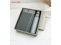 3 in 1 Premium Gift Set – A5 PU Leather Diary, Metal Ball Pen & Stainless Steel Water Bottle