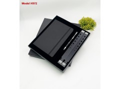 3 in 1 Premium Gift Set – PU Leather Diary, Metal Ball Pen & Laptop Stand