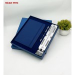 3 in 1 Premium Gift Set – PU Leather Diary, Metal Ball Pen & Laptop Stand  