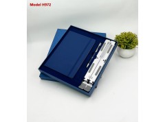 3 in 1 Premium Gift Set – PU Leather Diary, Metal Ball Pen & Laptop Stand