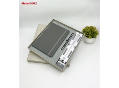 3 in 1 Premium Gift Set – PU Leather Diary, Metal Ball Pen & Laptop Stand