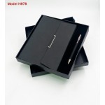 2 in 1 Gift Set - PU Leather Diary & Metal Ball Pen 