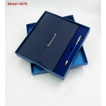 2 in 1 Gift Set - PU Leather Diary & Metal Ball Pen 
