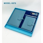 Premium 4 in 1 Gift Set – Passport Holder, Office Diary, Metal Ball Pen & Keychain