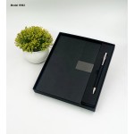 2 in 1 Premium Gift Set – A5 PU Leather Diary & Metal Ball Pen