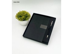 H983 Premium A5 Notebook Diary & Metal Pen Gift Set for Corporate Gifting and Executive Branding