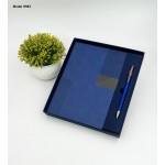 2 in 1 Premium Gift Set – A5 PU Leather Diary & Metal Ball Pen