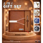 H986 Premium Planner Diary & Metal Pen Gift Set for Corporate Gifting & Executive Branding