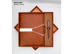 H986 Premium Planner Diary & Metal Pen Gift Set for Corporate Gifting & Executive Branding