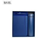 H991 Premium Executive Flask, Diary & Pen Gift Set for Corporate Gifting and Branding