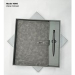 H995 Premium Planner Diary & Metal Ball Pen Gift Set for Corporate Gifting & Executive Branding