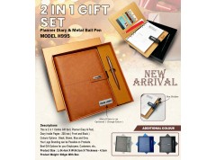 H995 Premium Planner Diary & Metal Ball Pen Gift Set for Corporate Gifting & Executive Branding