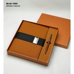 H996 Premium Planner Diary & Metal Ball Pen Gift Set for Corporate Gifting