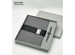 H996 Premium Planner Diary & Metal Ball Pen Gift Set for Corporate Gifting