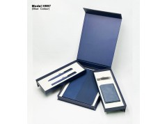 H997 Premium 5-in-1 Corporate Gift Set with A5 Notebook, Dual Pens, Business Card Holder & OTG USB Drive
