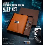 3 IN 1 POWER BANK DIARY GIFT SET