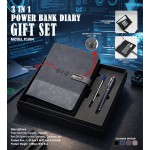 3 IN 1 GIFT SET Power Bank Planner Diary