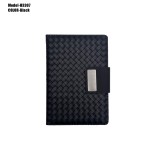 WOVEN LEATHERETTE NOTEBOOK DiARY