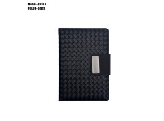 WOVEN LEATHERETTE NOTEBOOK DiARY