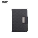 WOVEN LEATHERETTE NOTEBOOK DiARY