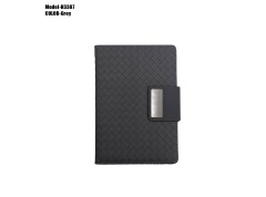 WOVEN LEATHERETTE NOTEBOOK DiARY