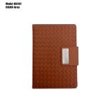 WOVEN LEATHERETTE NOTEBOOK DiARY