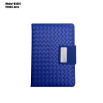 WOVEN LEATHERETTE NOTEBOOK DiARY