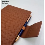 WOVEN LEATHERETTE NOTEBOOK DiARY