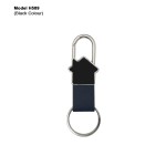 HOME SHAPE METAL HOOK KEYCHAIN